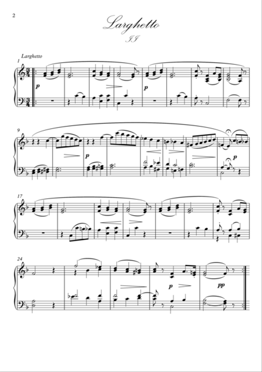 Mozart 12 short melodies Piano Solo scores gallery preview page 3