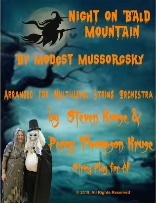 Book cover for Night on Bald Mountain for Multi-Level String Orchestra
