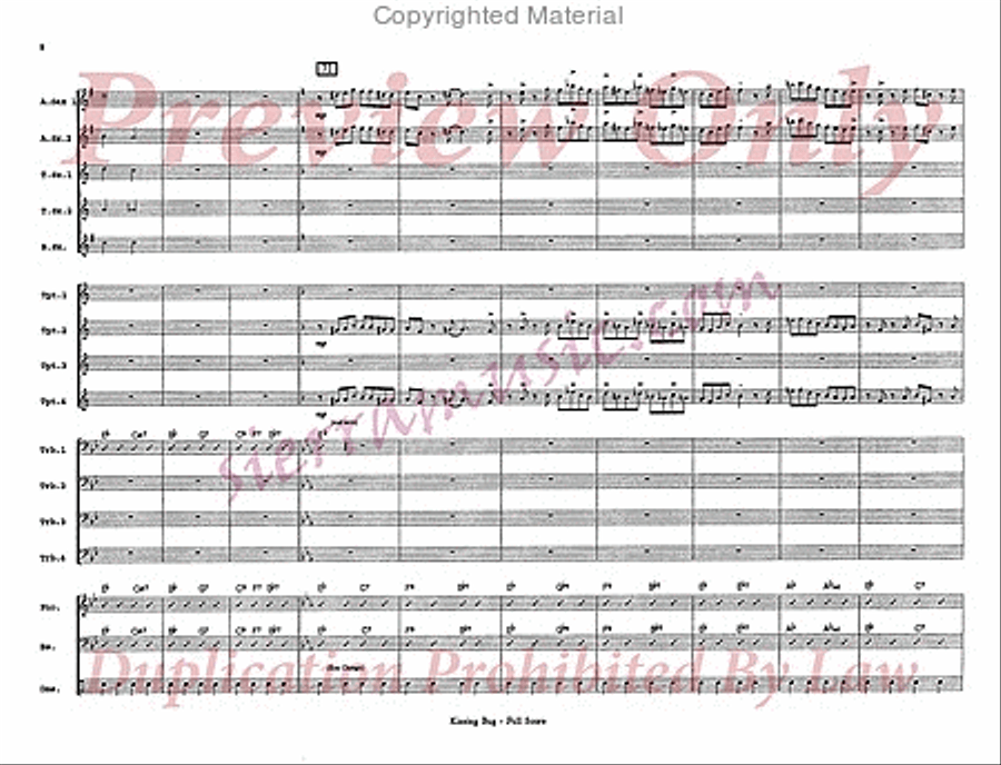 Kissing Bug Big Band scores gallery preview page 9