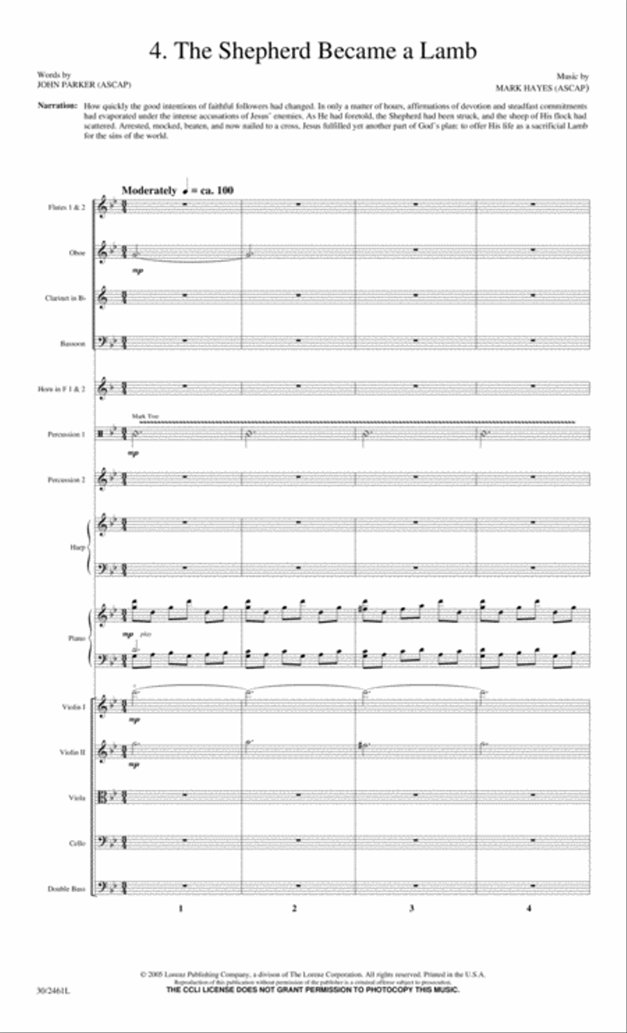 Journey to the Cross - Orchestral Score and Parts Choir scores gallery preview page 46