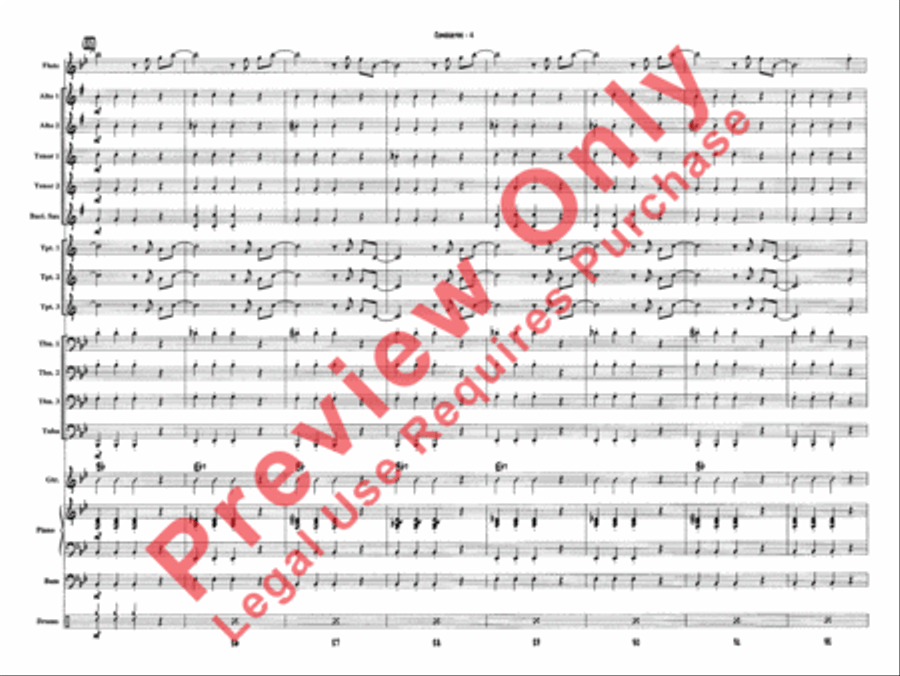 Ben's Blues Jazz Ensemble scores gallery preview page 6