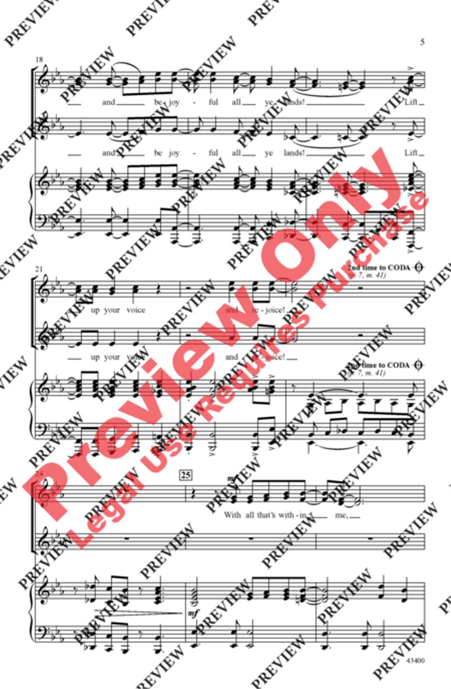 Lift Up Your Voice! Women's Choir scores gallery preview page 4