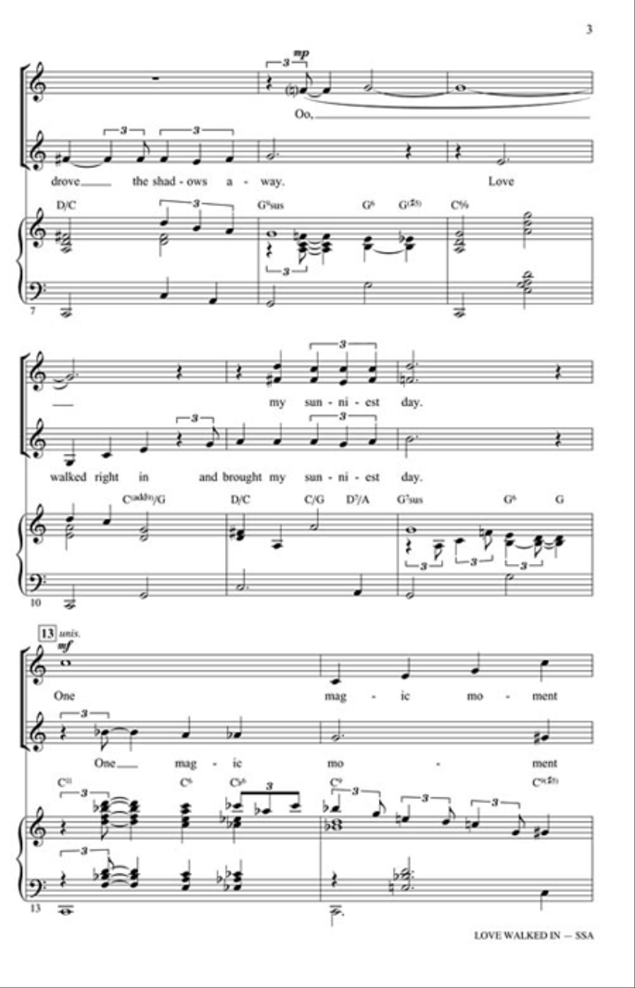 <br>Sheet music extract