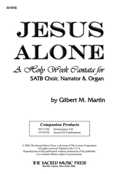 Jesus Alone image number null