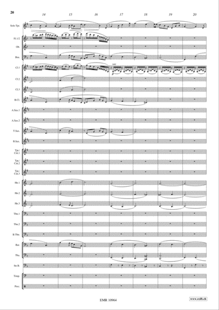 Japanese Folksongs Concert Band scores gallery preview page 12