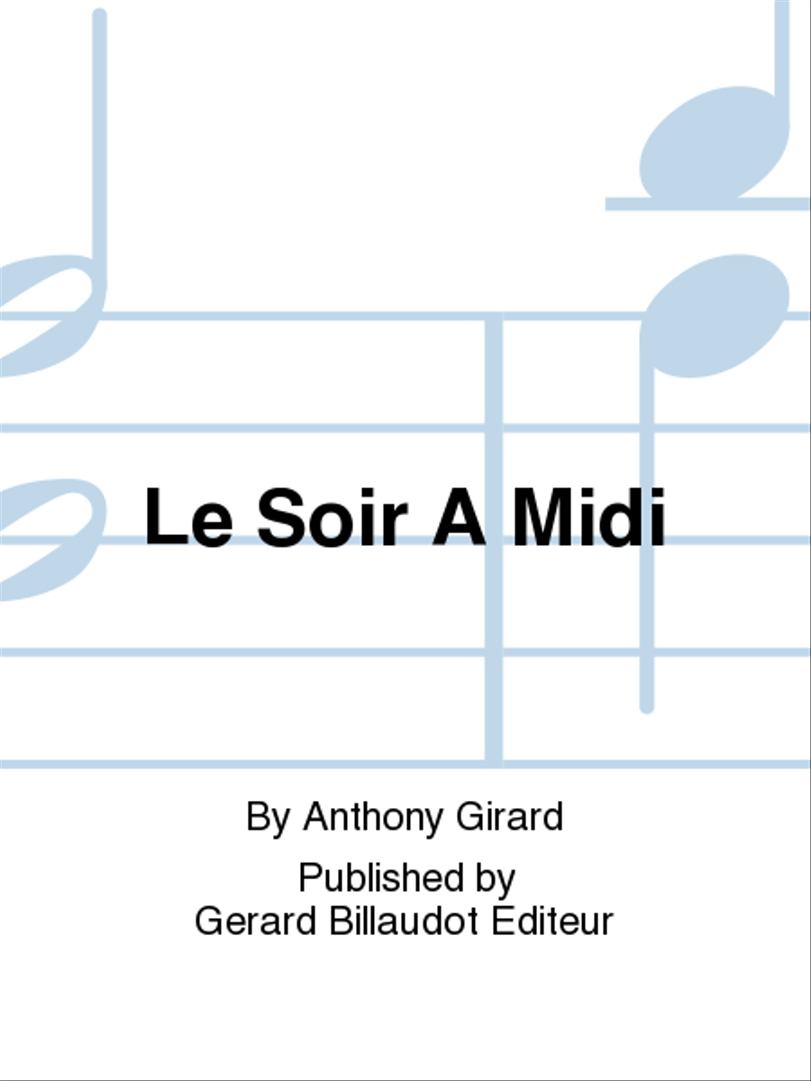 Le Soir A Midi Le Soir A Midi Guitar scores gallery preview page 1