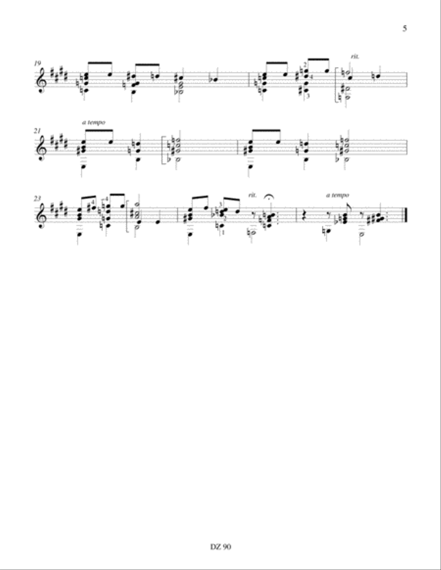 Impression Classical Guitar scores gallery preview page 5