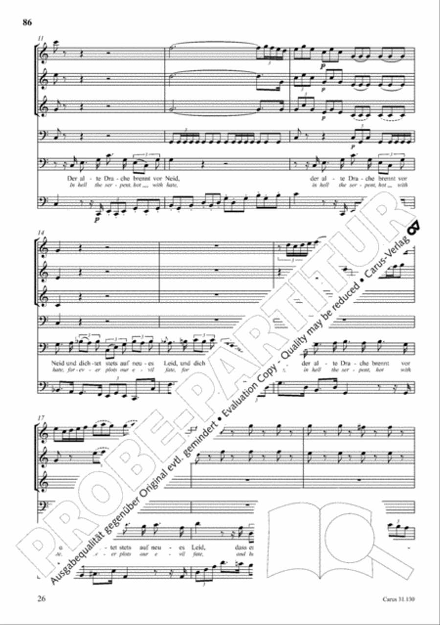 The Complete Sacred Vocal Works (Das geistliche Vokalwerk) Voice scores gallery preview page 87