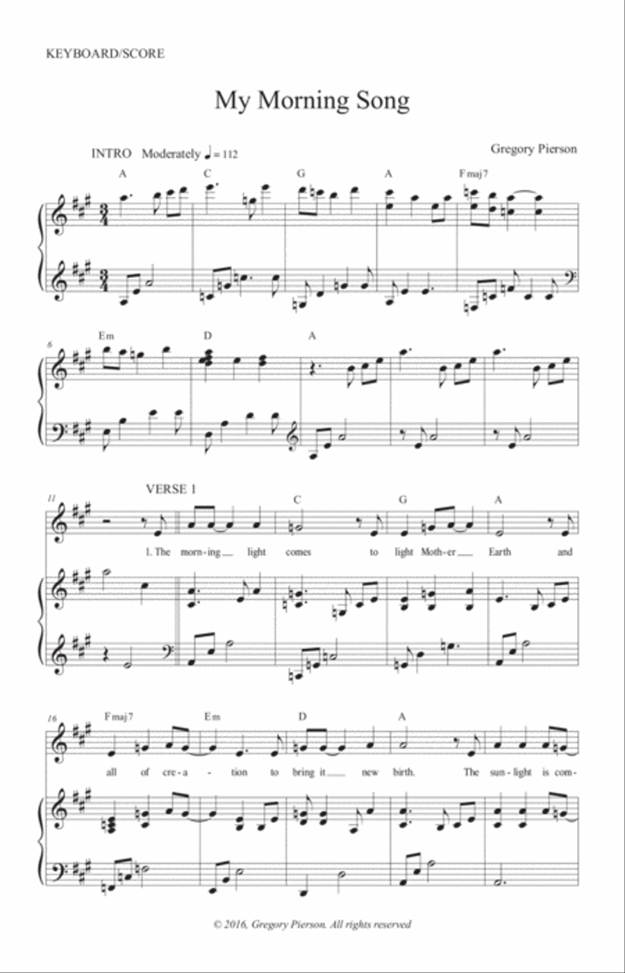 My Morning Song SA scores gallery preview page 2