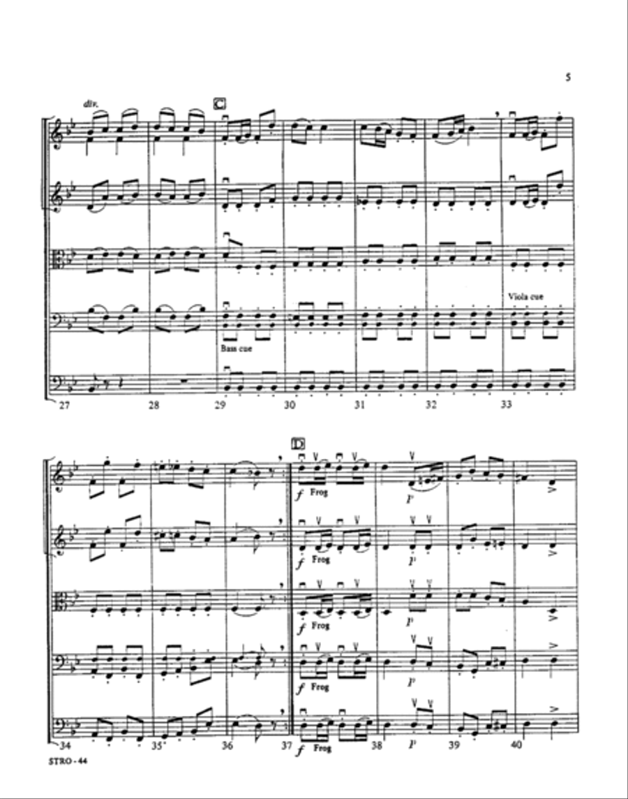 Rosamunde Ballet Music No. I Orchestra scores gallery preview page 4