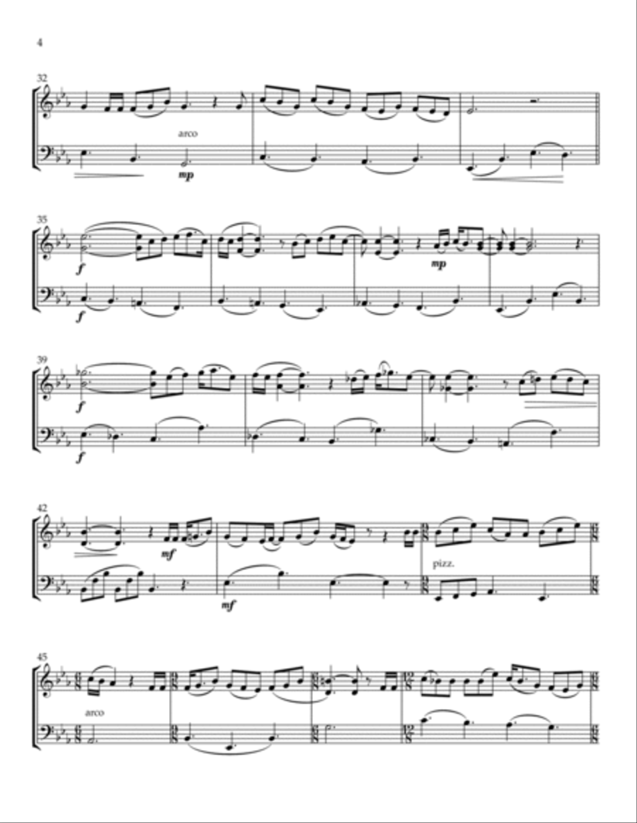 She's Always A Woman String Duet scores gallery preview page 6