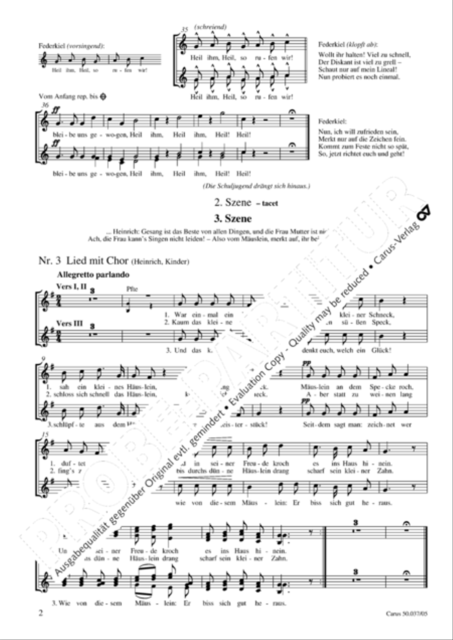 Der arme Heinrich Der arme Heinrich SSA scores gallery preview page 3