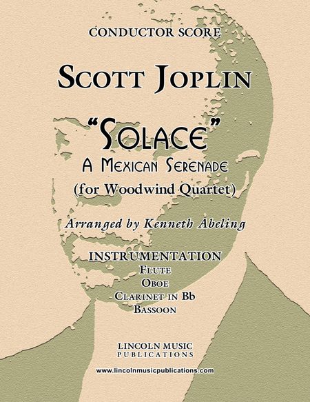 Joplin - “Solace” - A Mexican Serenade (for Woodwind Quartet) image number null