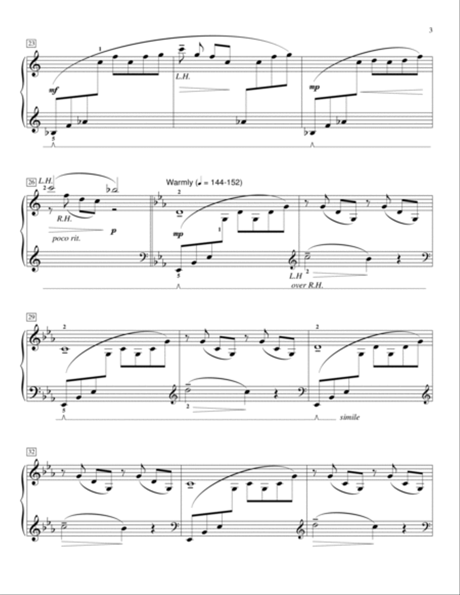 Northwoods Toccata Northwoods Toccata Piano Method scores gallery preview page 3