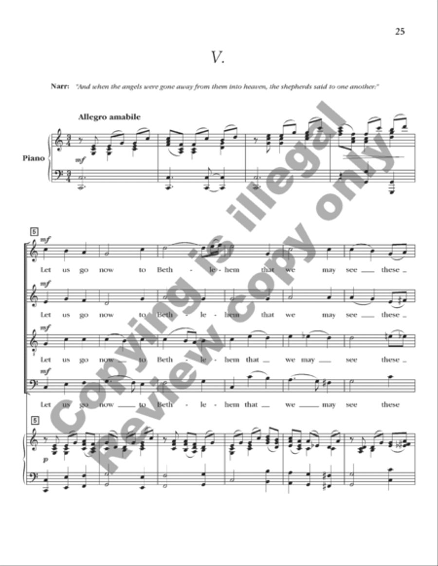 A Savior Is Born (Cantata) (Choral Score) 4-Part scores gallery preview page 16