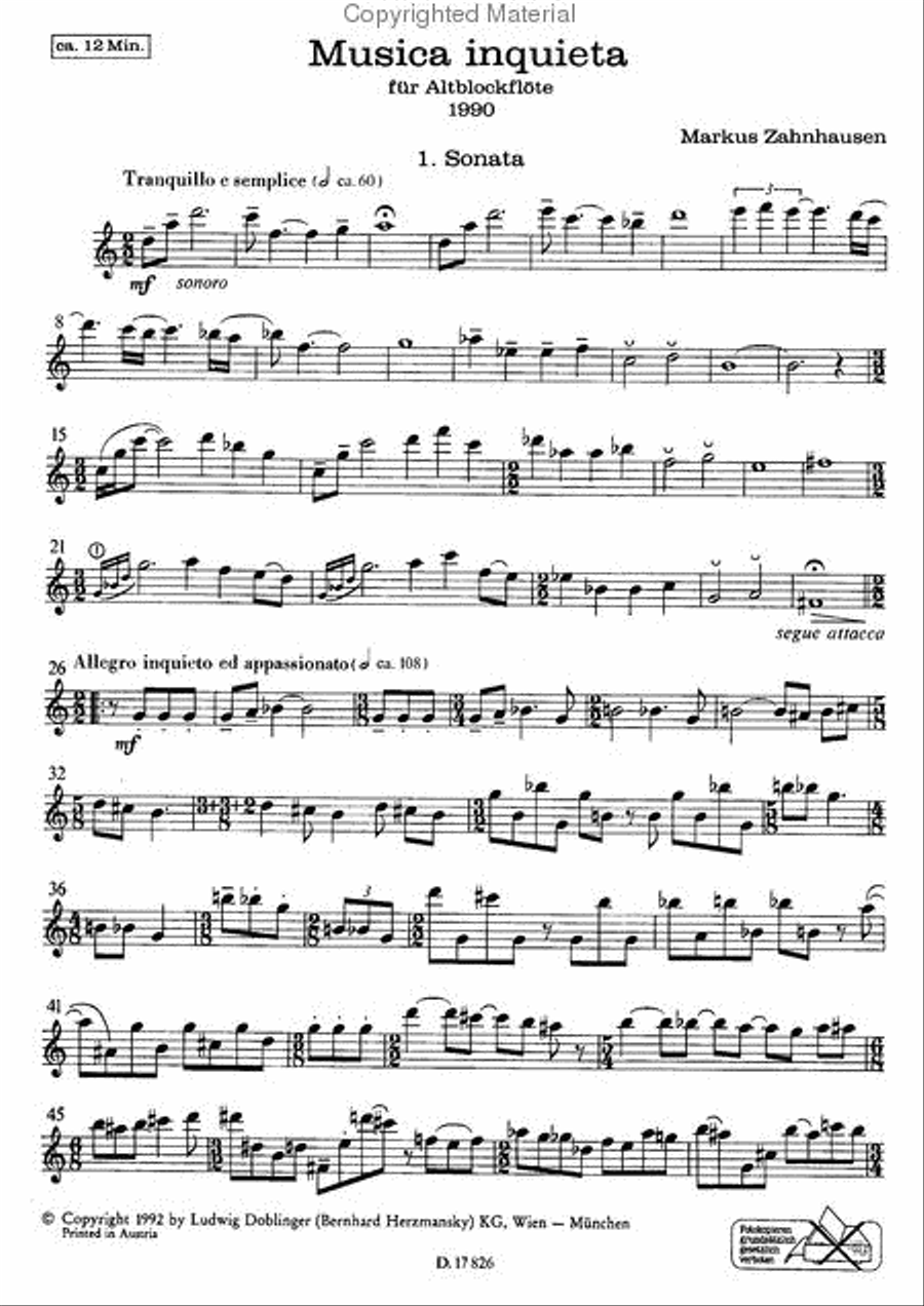 Musica inquieta Musica inquieta School and Community scores gallery preview page 2