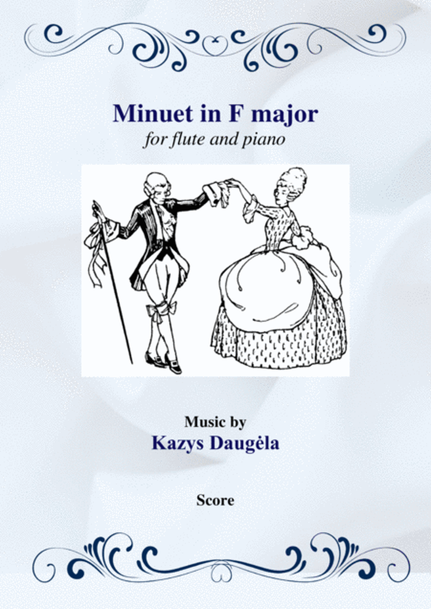 Minuet in F major for Flute and Piano image number null