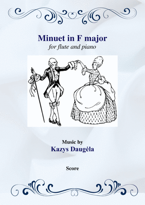 Minuet in F major for Flute and Piano