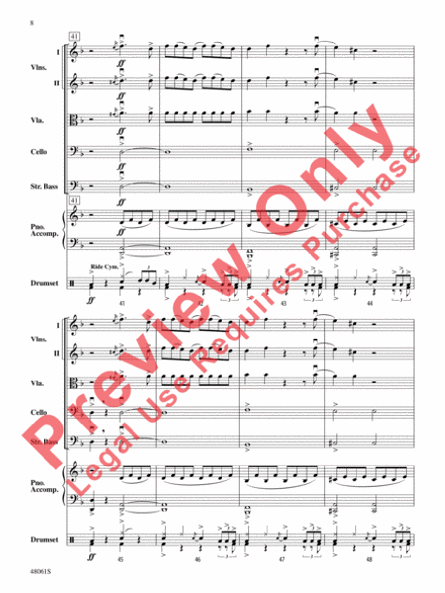 Believer String Orchestra scores gallery preview page 9