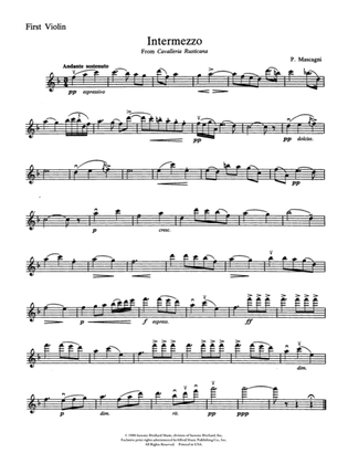 Intermezzo from Cavalleria Rusticana: 1st Violin