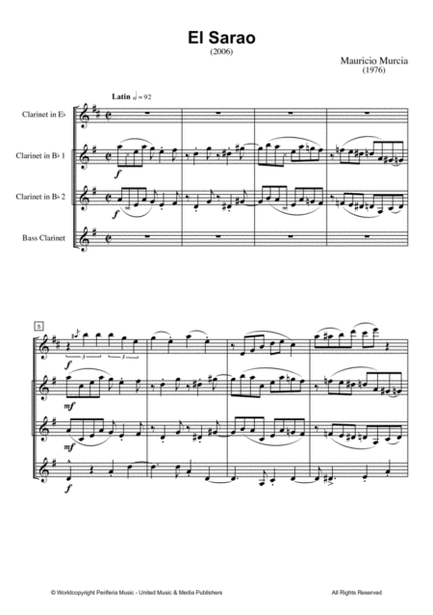 El Sarao for Clarinet Quartet image number null