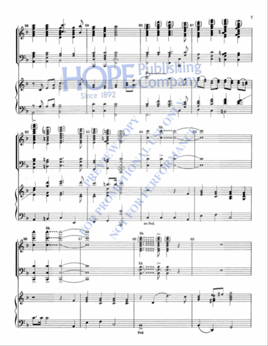 Hymns of Christmas Organ scores gallery preview page 8