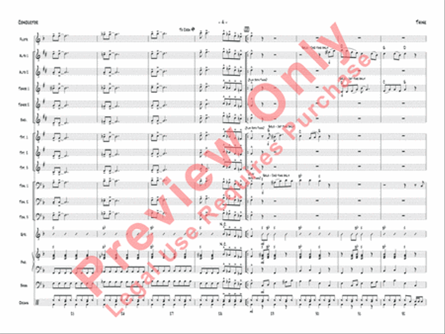 Think (from The Blues Brothers) Jazz Ensemble scores gallery preview page 7