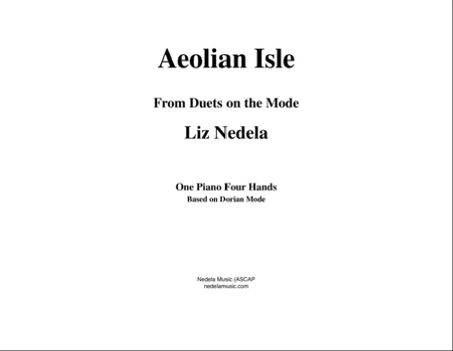Duets on the Mode 6. Aeolian Isle Set of Parts scores gallery preview page 1