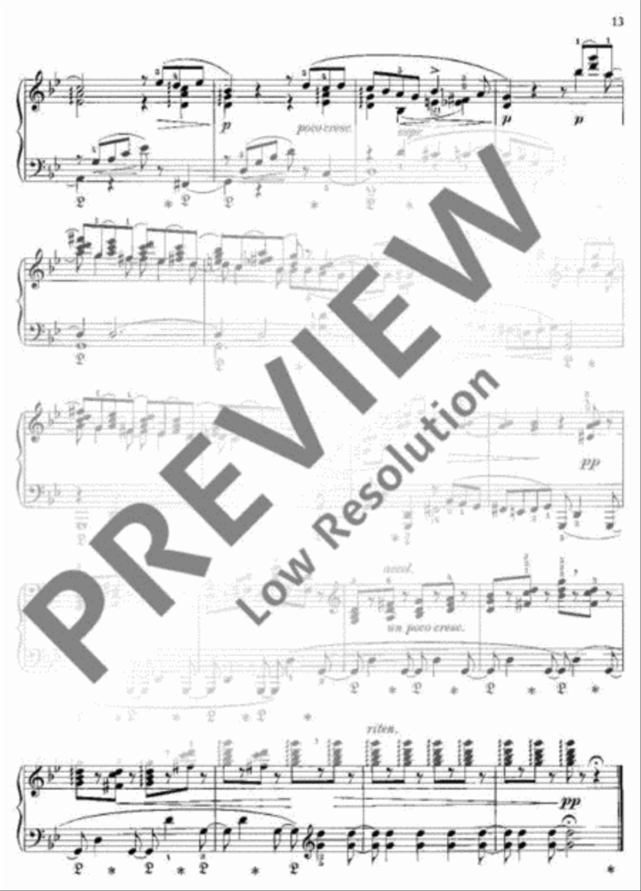 Selected Piano Works Piano Solo scores gallery preview page 14