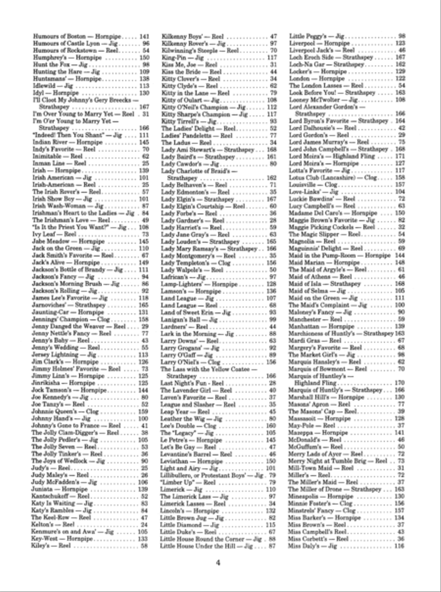 Ryan's Mammoth Collection of Fiddle Tunes Violin scores gallery preview page 4