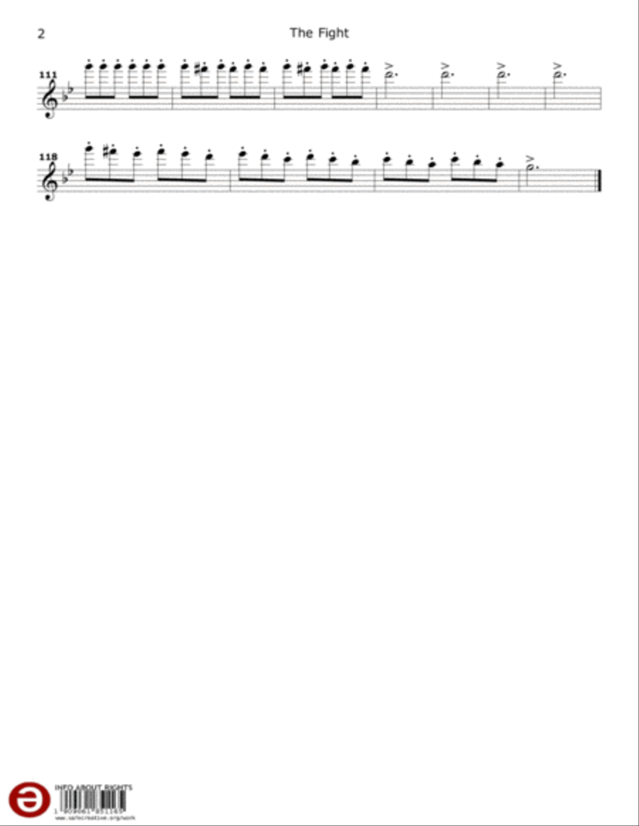 The Fight Chamber Orchestra scores gallery preview page 4