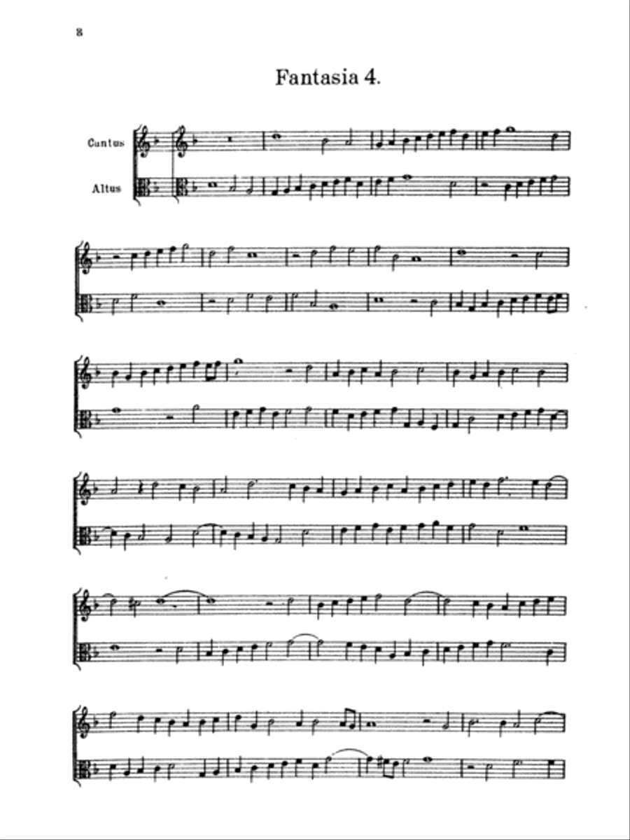 Lasso: Six Fantasies Part scores gallery preview page 1
