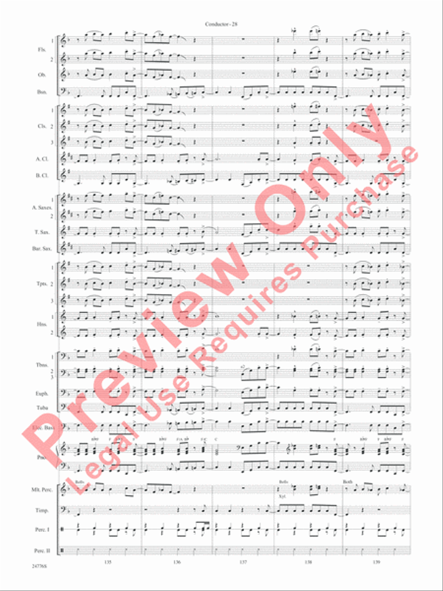 Rolling Stones: The Music Tour Concert Band scores gallery preview page 31