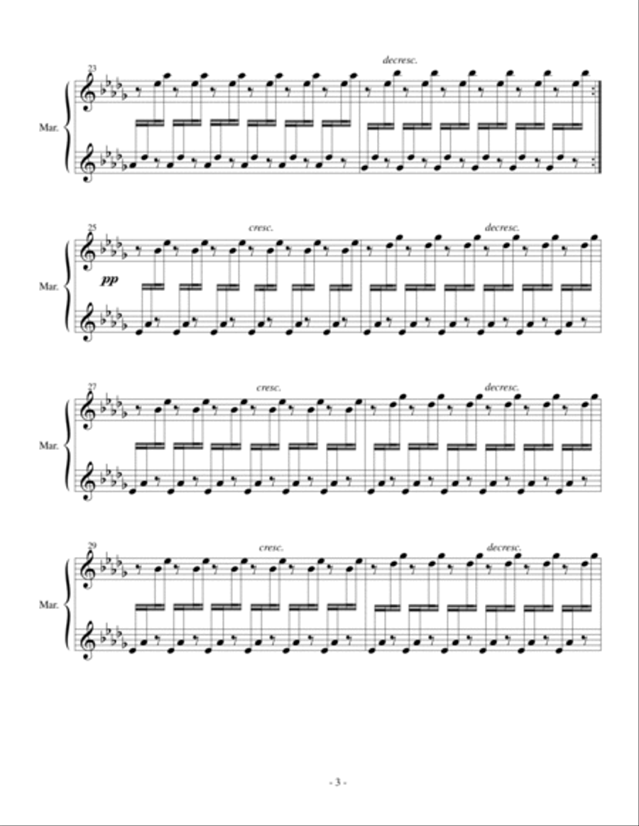 Butterfly Garden Butterfly Garden Marimba scores gallery preview page 3