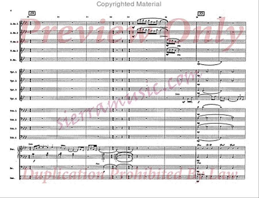 Dorian Blue Big Band scores gallery preview page 5