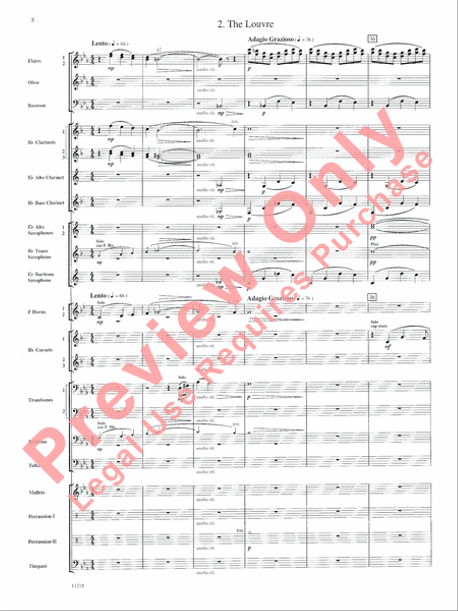 Scenes of Wonder Concert Band scores gallery preview page 9