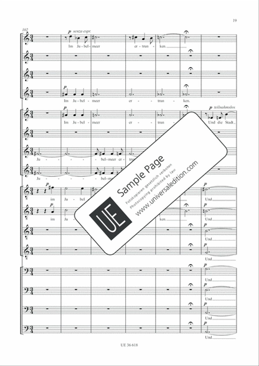 Im Sommerwind Im Sommerwind 4-Part scores gallery preview page 21