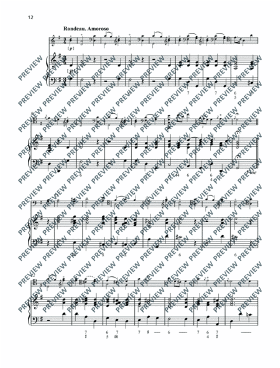 Sonata Piano Accompaniment scores gallery preview page 13