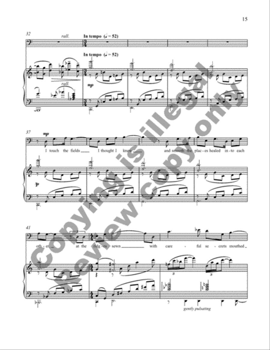 Everyone Sang: Four Songs for Baritone and Piano image number null