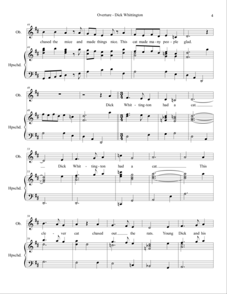 The Adventures of Dick Whittington - Score Part 1 Voice scores gallery preview page 6