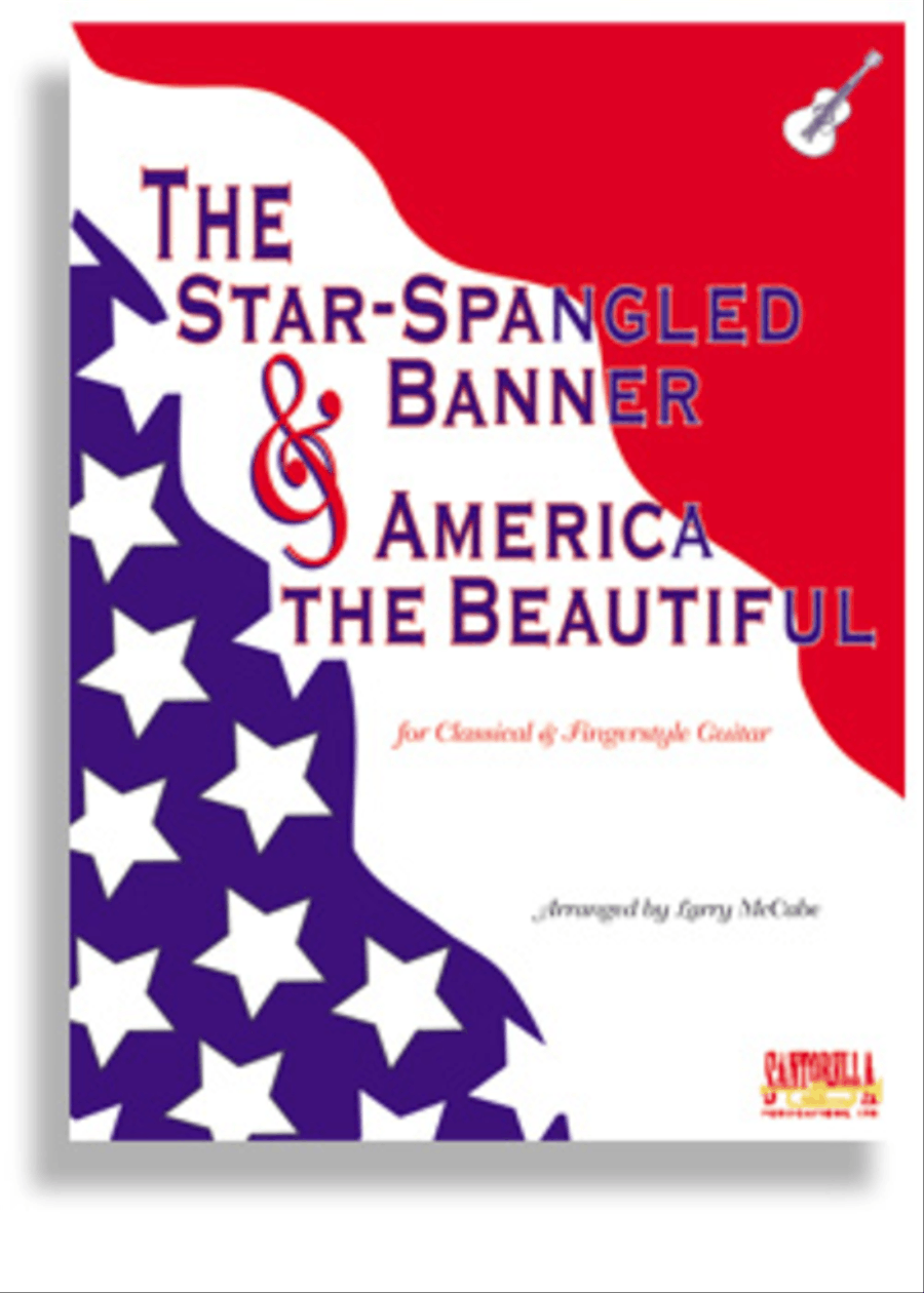 Star Spangled and America the Beautiful for Solo Guitar Guitar Tablature scores gallery preview page 1