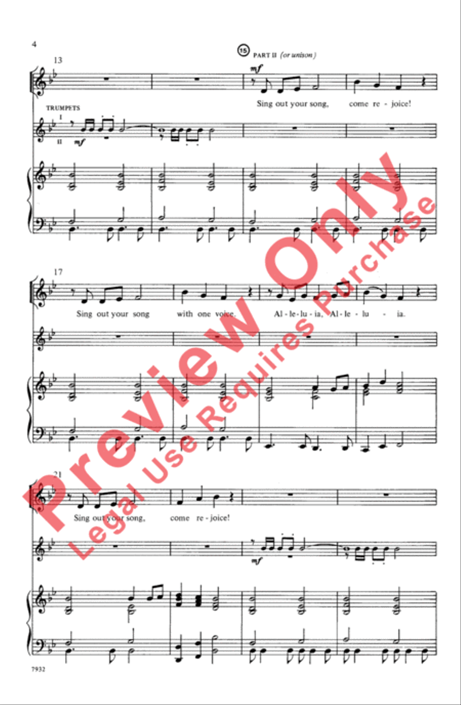 Sing a Joyful Song 2-Part scores gallery preview page 3