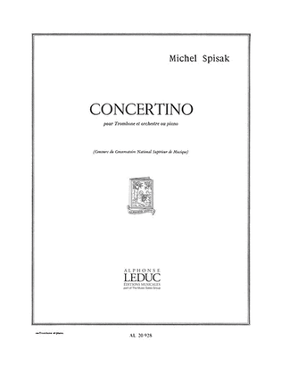 Book cover for Concertino (trombone & Piano)