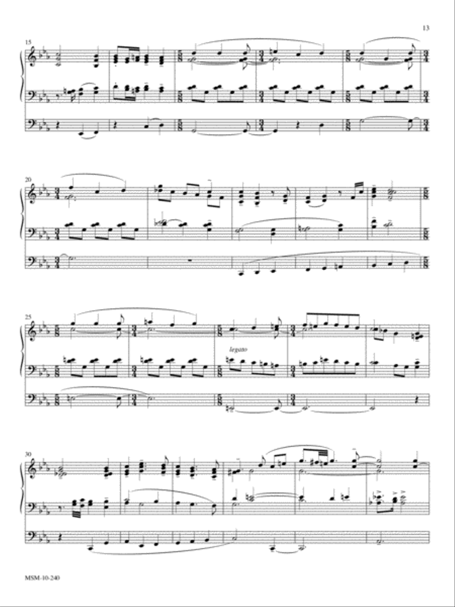 O Love, How Deep: Three Hymn Settings for Organ Organ Solo scores gallery preview page 8