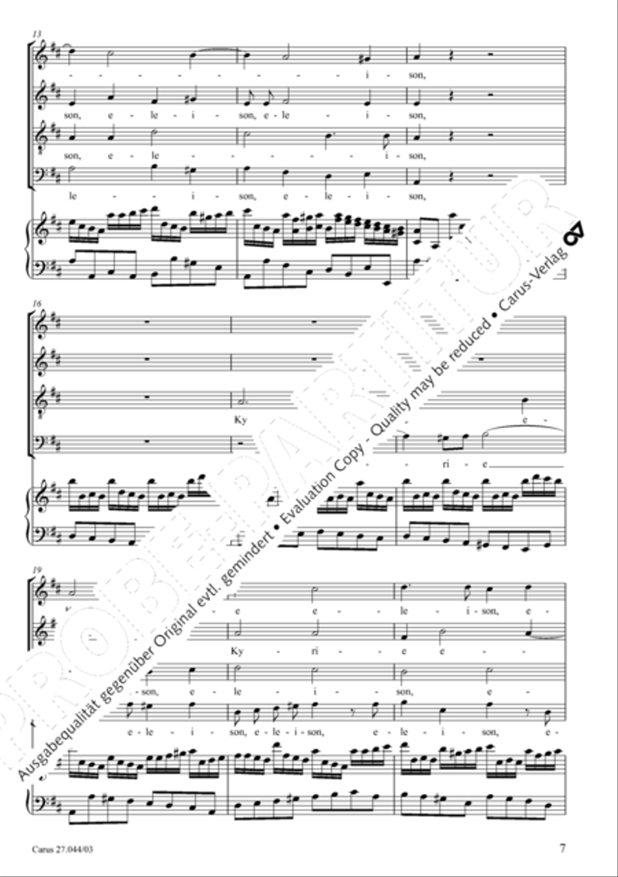 Messa per il Santissimo Natale 4-Part scores gallery preview page 8