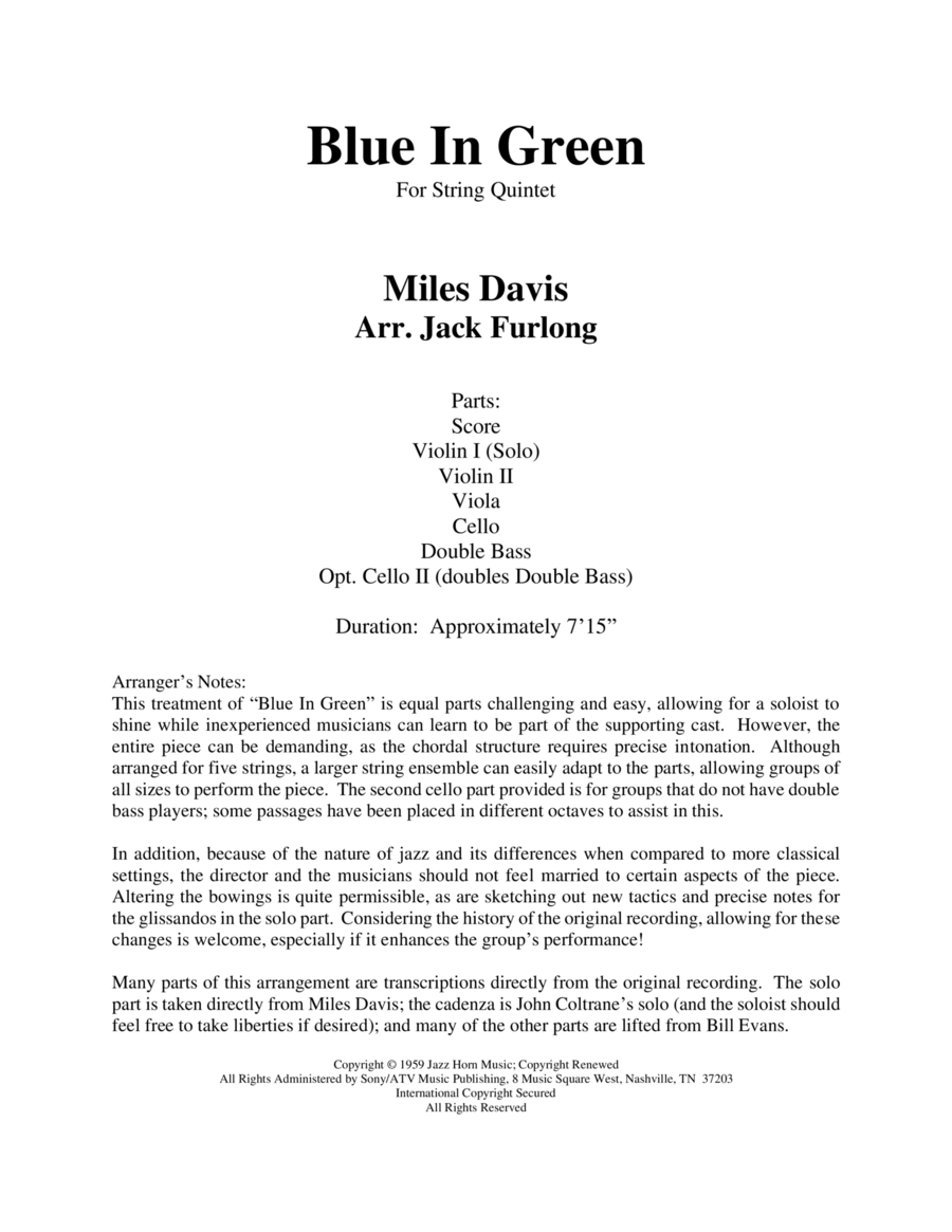 Blue In Green image number null