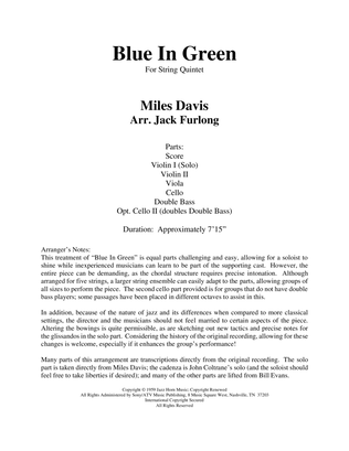 Blue In Green