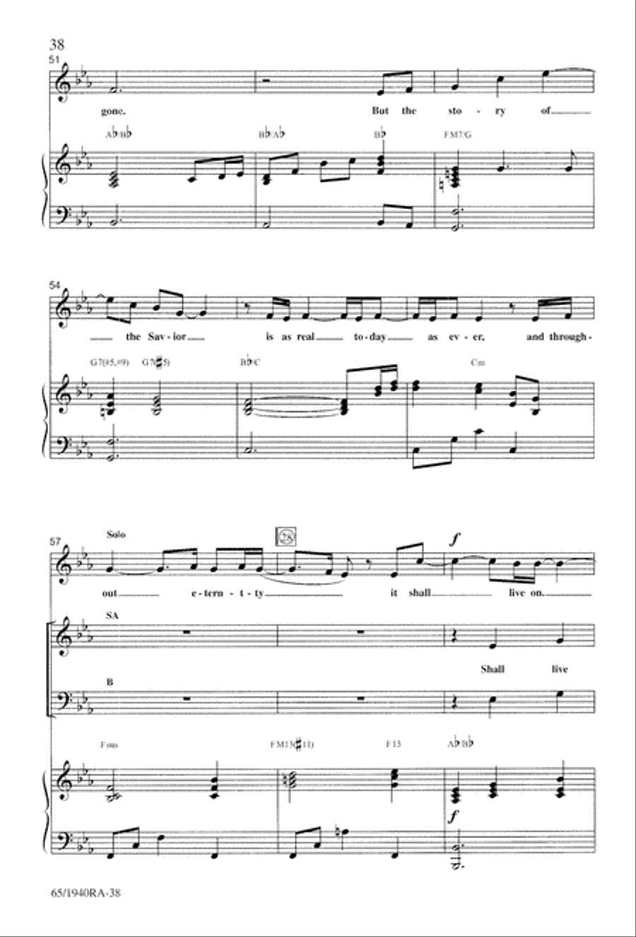 We Will Know Peace 3-Part scores gallery preview page 40