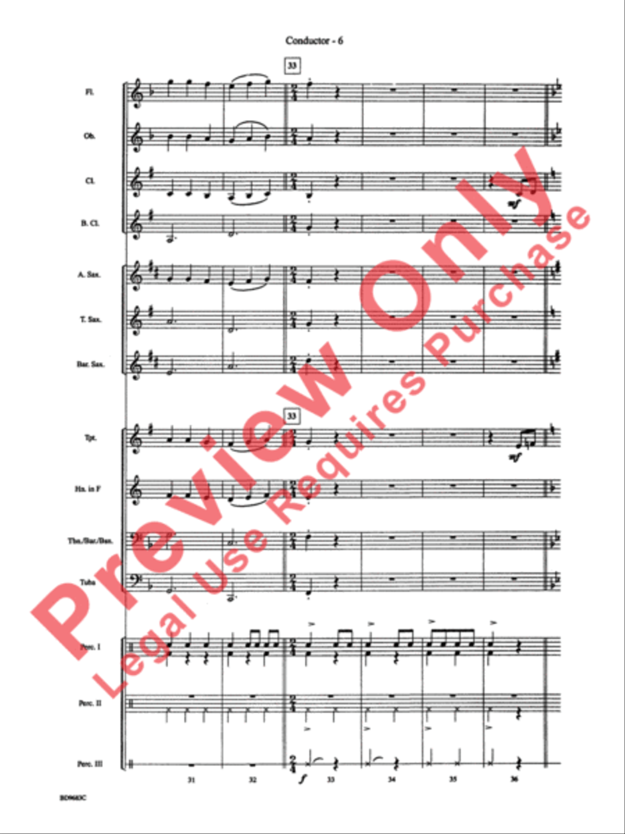 Christmas in Mexico Concert Band scores gallery preview page 8