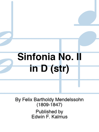Sinfonia No. II in D (str)